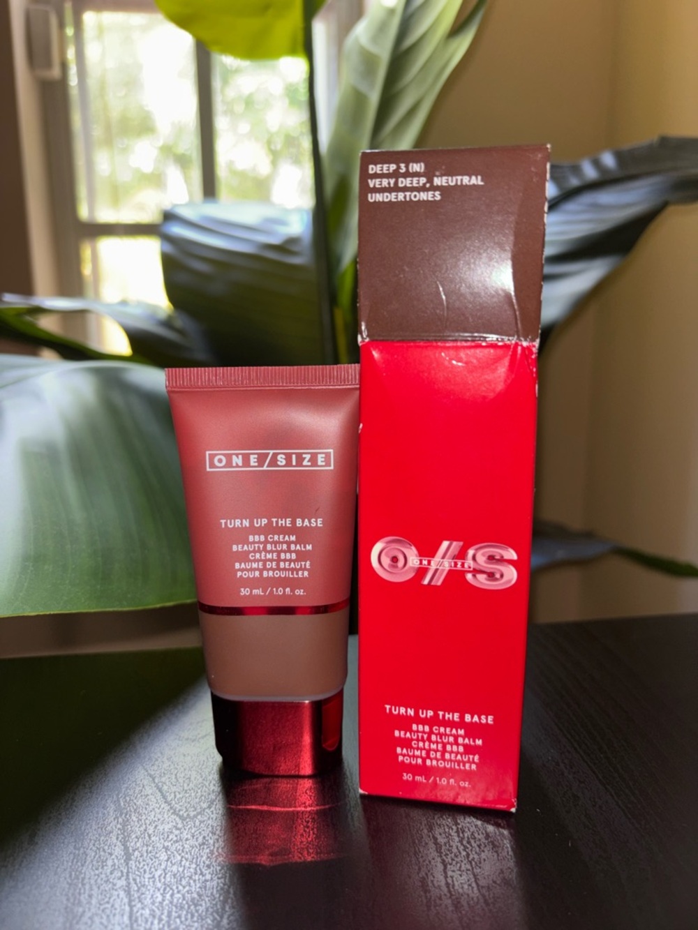 ONE/SIZE Turn Up The Base BB Cream - Rich Brown & Red Packaging